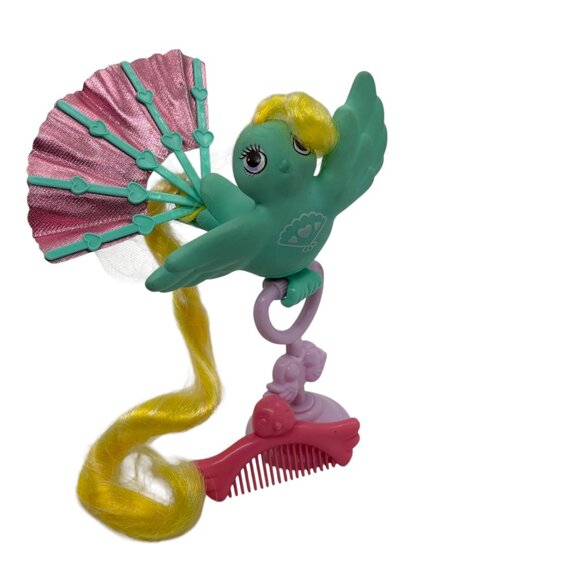 Fan Tails Love Bird Tails Fairy Tails Hasbro Vintage 1980s Toy - Picture 7 of 11